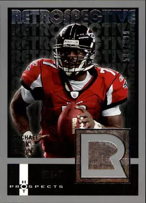 2006 Hot Prospects Retrospective Falcons Football Card #REMV Michael Vick /699 • $1.49