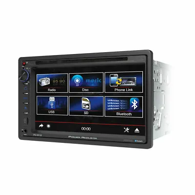 Power Acoustik PD-651B DVD/CD/MP3 Player 6.5  Touchscreen Bluetooth Front USB • $67.98