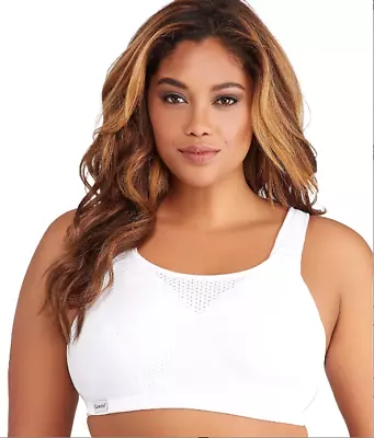 Glamorise White Custom Control Wire-free Sports Brasise Us 32i Nwot • $31.35