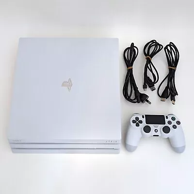 Very Good Condition! PlayStation 4 PS4 Pro White Console 1TB Controller AUS PAL • $329.99