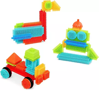 Bristle Block 50 Piece Basic Builder Bucket • $30.93