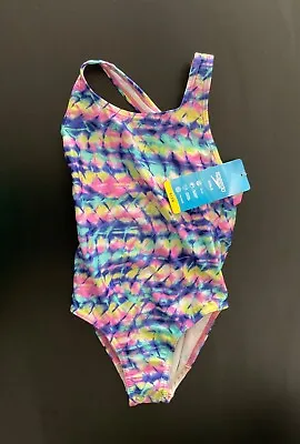 Speedo Girls One Piece Swimsuit No Wedgie Worries  • $9.10