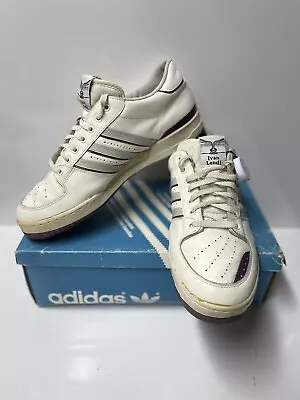 Vintage AUTHENTIC  1988 Adidas Ivan Lendl Champ Tennis Shoes W Orig Box Sz 10.5 • $219.99