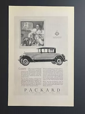 1927 Packard Luxury Coupe Car - Original Print Advertisement (10 X 6.5) • $4.20