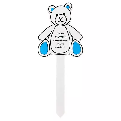 Special Nephew Memorial Baby Child Remembrance Verse Grave Ground Stake • £4.99