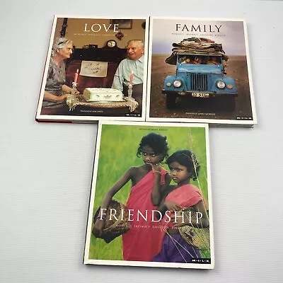 Love Family Friendship By MILK 3 Book Bundle Coffee Table Photograhpy Culture • $29.95