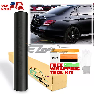 Brushed Aluminum Metal Steel Car Vinyl Wrap Sticker Decal Film Peel And Stick • $19.98