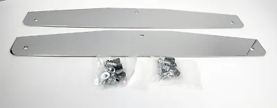 Pair Chrome Mud Flap Weights 24x4 Bolt Thru For Peterbilt Freightliner Kenworth • $31.99