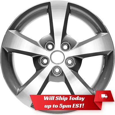 New 17  Machine Charcoal Alloy Wheel Rim For 2008-2012 Chevy Malibu - 5334 • $153