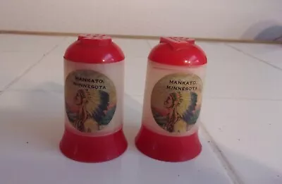 Mankato Minnesota Vintage Salt And Pepper Shakers Native American • $12