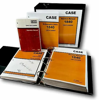 Case 1840 Uniloader Skid Steer Service Parts Operator Manual Shop Book Schematic • $227.57