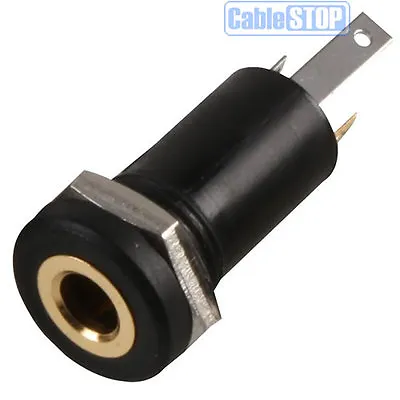 3.5mm Mini Stereo Jack Chassis Panel Mount Headphone Input Socket Connector • £2.95