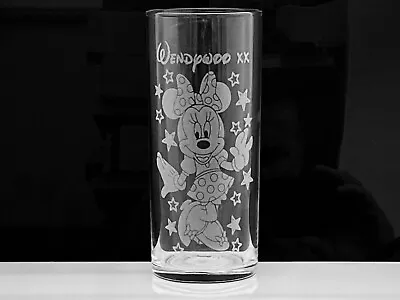Personalised Disney Highball Glass Any Name Engraved Free 16cm Tall • £9.99