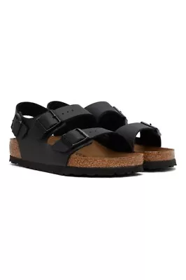 BIRKENSTOCK Milano Black Sandals EU 35 • $79