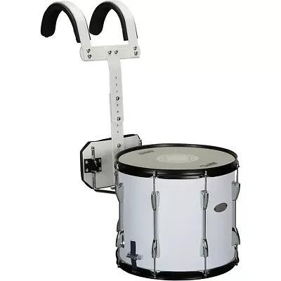 Sound Percussion Labs Marching Snare Drum With Carrier 13 X 11 In. White LN • $175.99