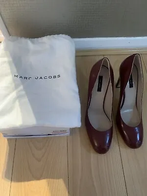 Marc Jacobs Stiletto Heels Burgundy Patent Leather Shoes. Excellent Condition. • £25