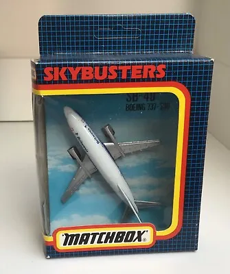 Matchbox Skybusters Series Boeing 737-300 Brittania Airways Livery In Orig Box • $11.19