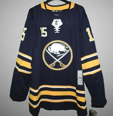 Adidas NHL Buffalo Sabres #15 Hockey Jersey New Mens Size 46 (S) $190 • $39.99