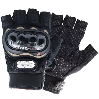 Fingerless Half-Finger Tactical Gloves Motorcycle Driving Gloves Riding Gloves • $8.98