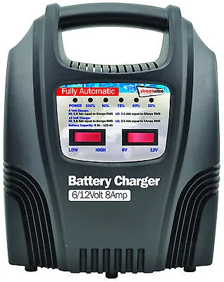 Streetwize 8 Amp Automatic Trickle Car Motorbike Motorhome 12V Battery Charger • £32.99