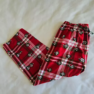 Buc-ee's Size XL Christmas Santa Hat Red Green Plaid Pajama Pants PJ Bottoms • $22.22