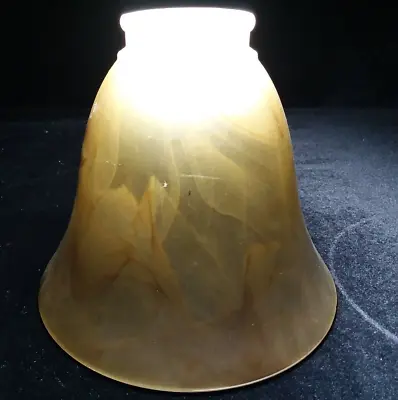 Coffee Marble Glass Shade For Chandelier/Pendant/Wall Sconce2.25 F X 5 H NWT • $14