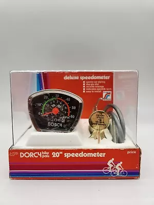 Vintage Dorcy Bike Pals Bicycle Deluxe Speedometer Set 20” Mileage Speed New Box • $64.95