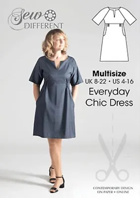 £21.49 • Buy Free UK P&P - Sew Different Ladies Sewing Pattern Everyday Chic Dress (Se...