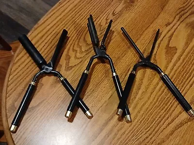 Lot Of 3 Antique Vintage Curling Iron Hair Crimpers  • $11.77