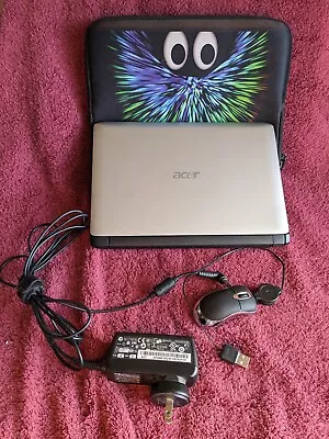 Acer Aspire One NAV50 10.1  Mini Laptop Intel Atom 137GB HDD 1GB RAM Netbook • $85