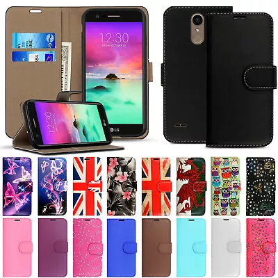 Flip Magnetic Leather Wallet Stand Case Cover For LG K3 K4 K5 K8 K1 K40 G4 G5 G6 • £2.99