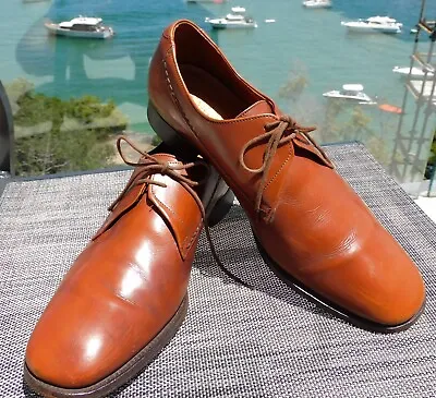 VINTAGE 1960s-70s Loake Shoemakers Made In England Suave Leather Shoes 9 1/2 • $145