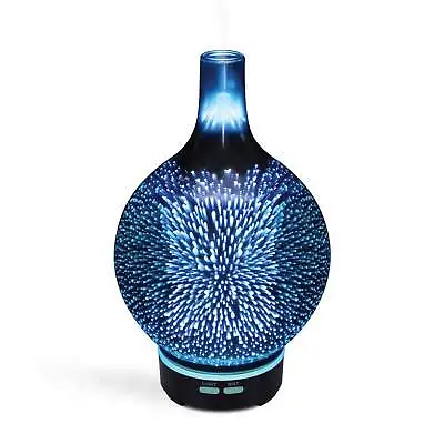 $59.99 • Buy Essential Oil Aroma Diffuser - Mirror 3D Fireworks Aromatherpay Mist Humidifier
