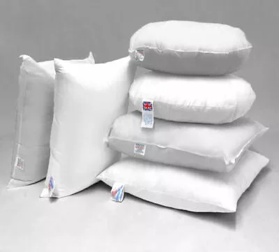 £5.99 • Buy Hollowfibre Microfibre DuckFeather Cushion Pads Inners Inserts Scatters Pillows*