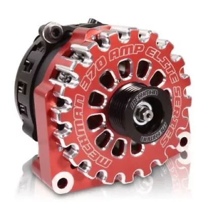 Mechman Alternators B8206370RD E Series 370 Amp Red Billet Alternator For GM NEW • $692.58