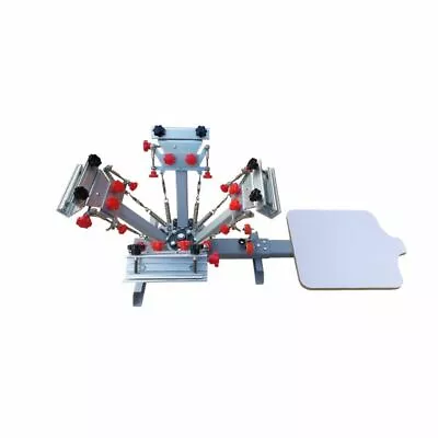 USA 4 Color 1 Station Silk Screen Printing Press Machine With Micro Registration • $477.90