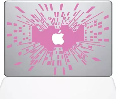 The Decal Guru Looking Up In The Big City Decal Vinyl Sticker 12  MacBook Pink • $5.57