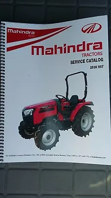 Mahindra 2538 Series Service Manual Same Manual Covers 2638 • $90