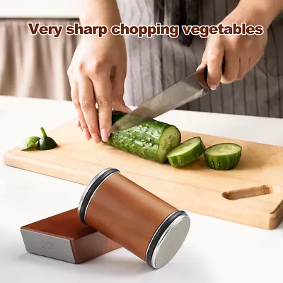 Tumbler Rolling Knife Sharpener Detachable Magnetic Knife Sharpening System AU • $40.99