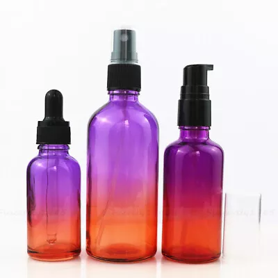 30/50/100ml Glass Essential Perfume Oils Bottle Dropper Atomiser Mist Spray Pump • £4.52