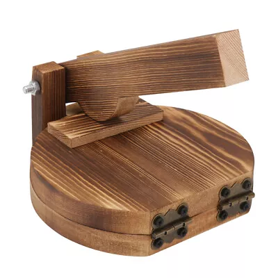 Wooden Tortilla Press Quesadilla Maker Dough Dumpling Flour Power Tool-DH • £54.95