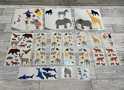 Mrs Grossman's Sticker Lot Vintage Animals Zoo Circus Lions Sharks • $15