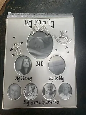 My Family Silver Baby Multi Photo Frame - • £4
