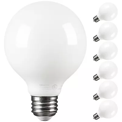 6-Pack Dimmable G25 Globe LED Bulb 4.5W=60W Vanity Bulbs 4000K Cool White • $25.99