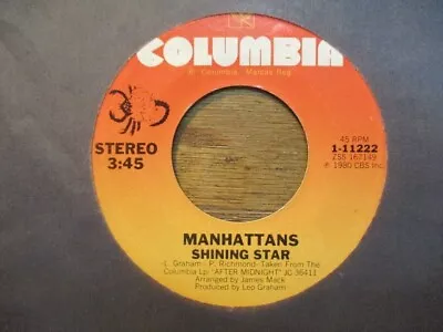 Manhattans  Shining Star  45 Rpm • $2.49