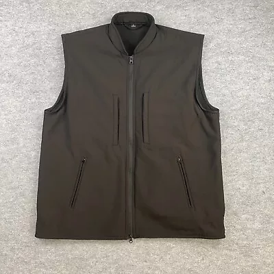 Rothco Vest Adult L Black Canvas Outdoors Full Zip Undercover Travel Casual Men • $33.88