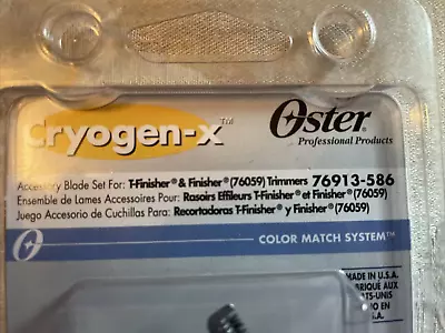 GENUINE OSTER Model 59 T-Finisher - T-Blade Cryogen-X Trimmer Blade #76913-586 • $28.99