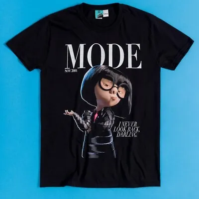 Official Disney 100 The Incredibles Edna Mode Black T-Shirt • £19.99