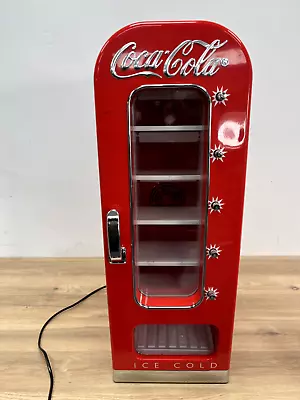 Coca Cola CVF18 10 Can AC/DC Retro Vending Electric Cooler • £50