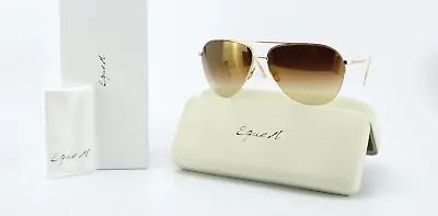 Eque.M Sunglasses Ace II Slg Frency & Mercury Pure Titanium Gold Sun L Japan • $457.26